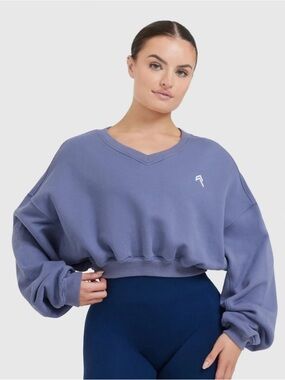 Oner Active Cropped All Day V-Neck Sweatshirt - Small